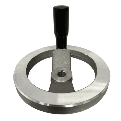 140mm x 98mm Spoked Keyway Control Handwheel - Fixed Handle | Vital Parts
