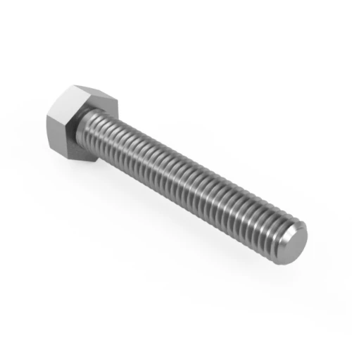 M6 x 45mm Set Screw - Hex Head (DIN 933) | Marine Grade A4-80 Stainless Steel