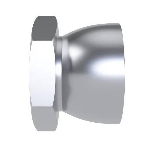 M6 Shear Nut (14mm Across Flats) (1-Way Tamper Proof) | BZP Steel