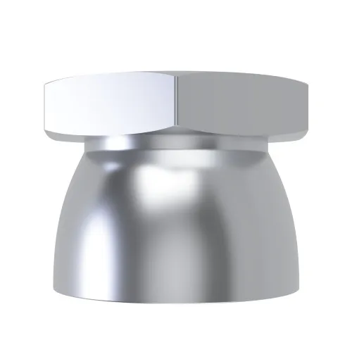 M16 Shear Nut (24mm Across Flats) (1-Way Tamper Proof) | BZP Steel