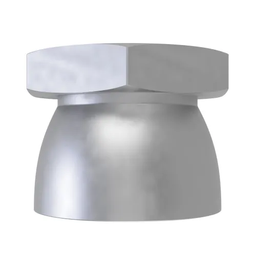 M10 Shear Nut (19mm Across Flats) (1-Way Tamper Proof) | Galvanised Steel