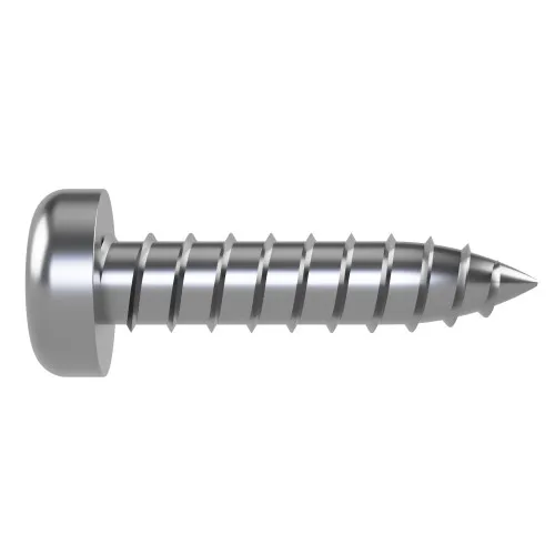 4.2mm x 25mm Snake Eye Pan Head AB Self Tapping Screw | A2 Stainless Steel