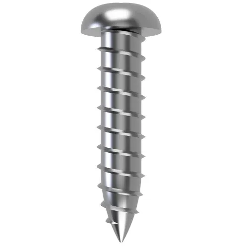 5.5mm x 38mm Security Hex Button Head AB Self Tapping Screw | A2 Stainless Steel