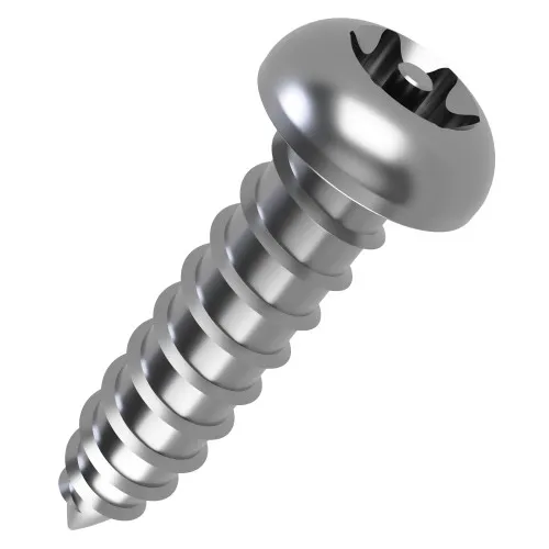 4.2mm x 13mm Security Torx Button Head AB Self Tapping Screw | A2 Stainless Steel