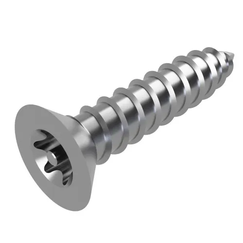 6.3mm x 32mm Pin Torx Countersunk AB Security Self Tapping Screw | A2 Stainless Steel