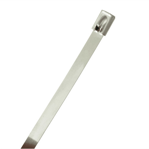 300mm (7.9mm) Metal Cable Ties - 88mm Diameter Bundles (100pk) 316 SS Uncoated 