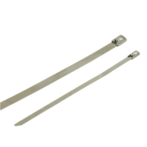 300mm (7.9mm) Metal Cable Ties - 88mm Diameter Bundles (100pk) 316 SS Uncoated 