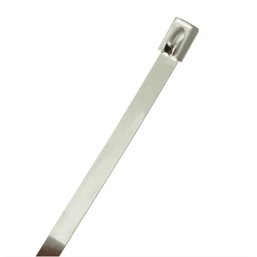 840mm (7.9mm) Metal Cable Ties - 260mm Diameter Bundles (100pk) 316 SS Uncoated 