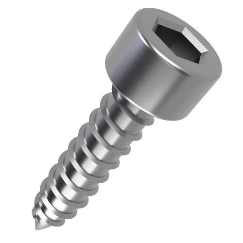 5.5mm (No.12) x 75mm Self Tapping Hex Socket Cap Head Screw, A2 Stainless Steel