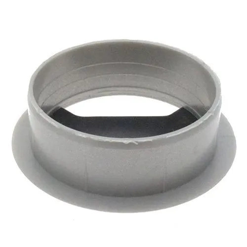 60mm Black/Silver Desk Grommet / Cable Tidy (72mm Head) ABS