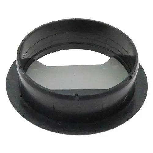 60mm Silver/Black Desk Grommet / Cable Tidy (72mm Head) ABS