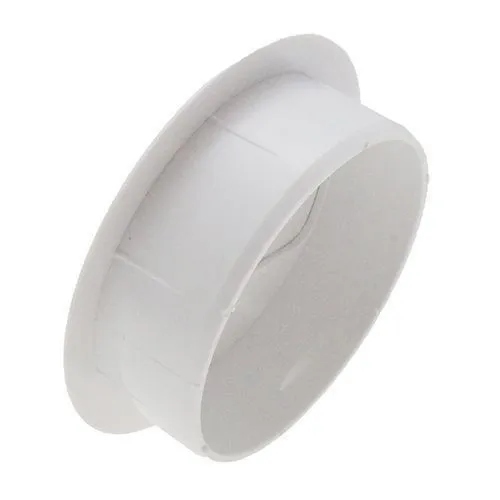 65mm White Desk Grommet / Cable Tidy (78mm Head) ABS