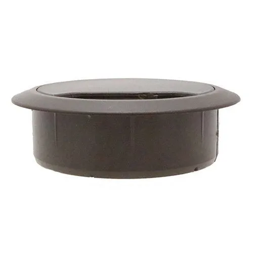 65mm Dark Brown Desk Grommet / Cable Tidy (78mm Head) ABS