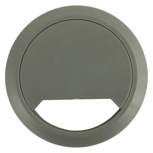 65mm Grey Desk Grommet / Cable Tidy (78mm Head) ABS