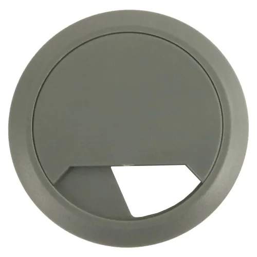 65mm Grey Desk Grommet / Cable Tidy (78mm Head) ABS