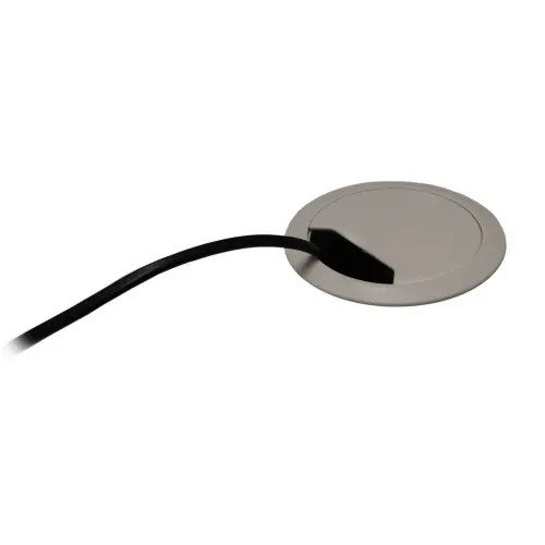65mm Grey Desk Grommet / Cable Tidy (78mm Head) ABS