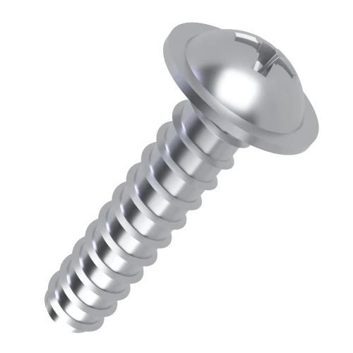 4.2mm x 8mm Pozi Flange B Self Tapping Screw BS 4174 - BZP | Vital Parts