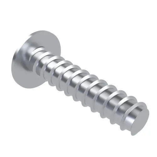 4.8mm x 13mm Pozi Flanged B Self Tapping Screw (BS 4174) | BZP Steel