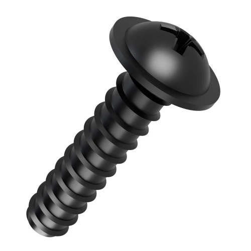 4.2mm x 13mm Pozi Flange B Self Tapping Screw BS 4174 - Black Zinc