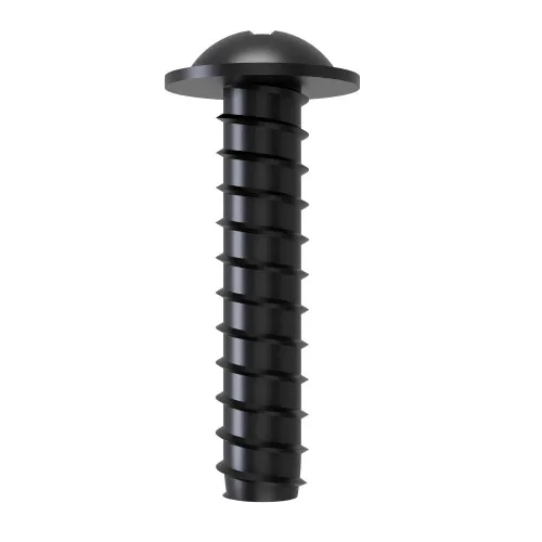 4.2mm x 13mm Pozi Flanged B Self Tapping Screw (BS 4174) | Black Zinc Steel