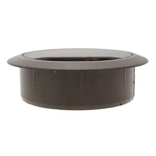 80mm Dark Brown Desk Grommet / Cable Tidy (96mm Head) ABS