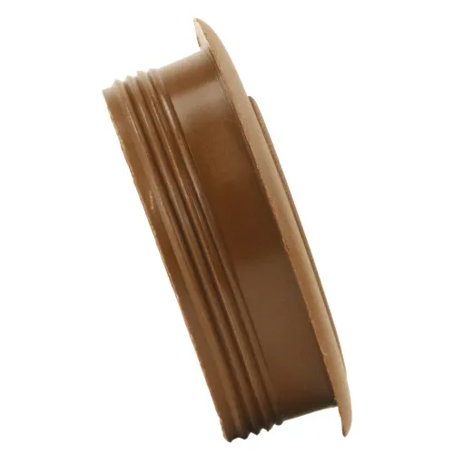 80mm Light Brown Desk Grommet / Cable Tidy (96mm Head) ABS