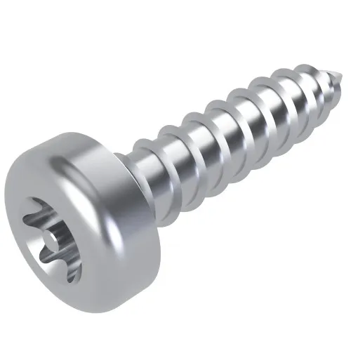 4.2mm x 25mm Pin Torx Pan Head AB Self Tapping Screw - BZP | Vital Parts