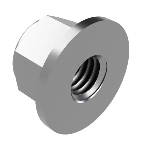 M5 Flange Nyloc Nut (DIN 6929) | Marine Grade A4 Stainless Steel
