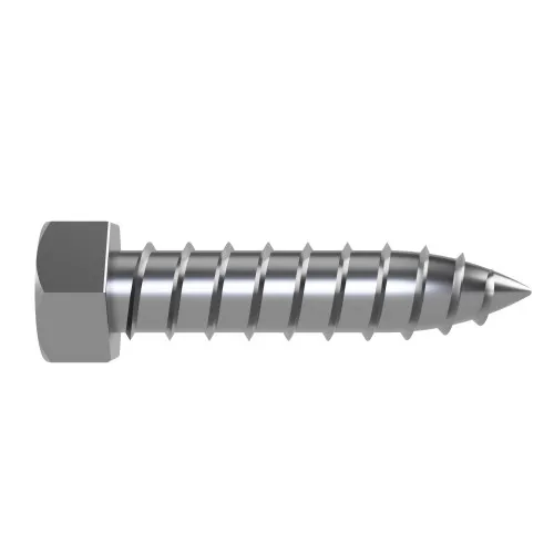 4.8mm x 22mm Hex Head Self Tapping Screw DIN 7976C - A2 | Vital Parts