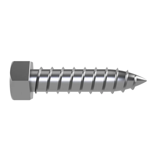 5.5mm x 16mm Hex Head Self Tapping Screw DIN 7976C - A2 | Vital Parts