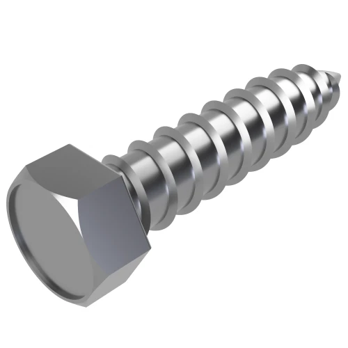 5.5mm x 90mm Hex Head Self Tapping Screw DIN 7976C - A2 | Vital Parts