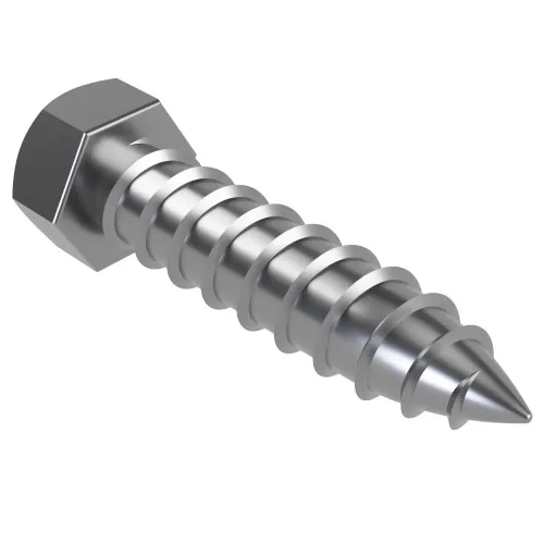 8mm x 38mm Hex Head AB Self Tapping Screw (DIN 7976C) | A2 Stainless Steel