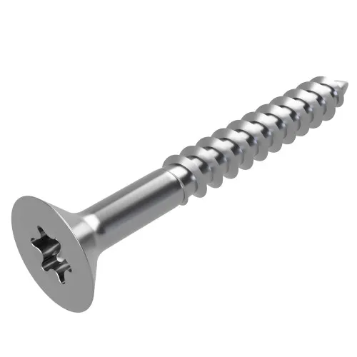 4mm x 50mm Torx Countersunk (Part Threaded) Chipboard Screw | Marine Grade A4 Stainless Steel