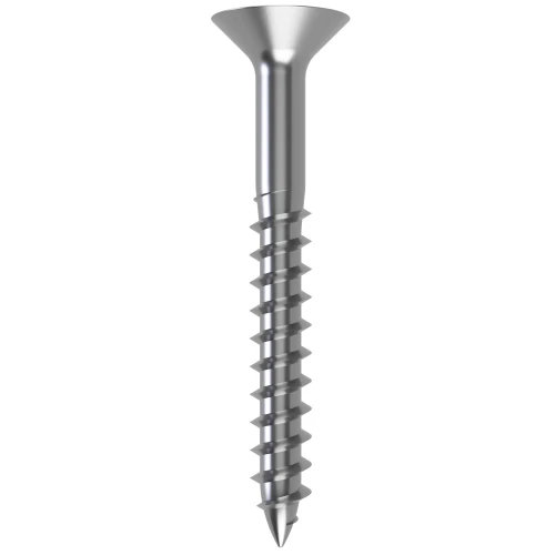 4.0mm x 40mm Pozi Countersunk Part Threaded Chipboard Screw - A2 Stainless Steel