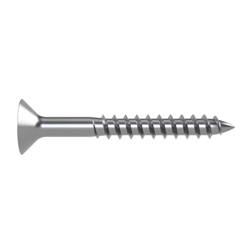 4.5mm x 65mm Pozi Countersunk Part Threaded Chipboard Screw - A2 |  Vital Parts