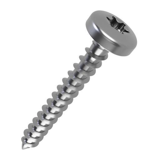 5mm x 30mm Torx Pan Head (Fully Threaded) Chipboard Screw | A2 Stainless Steel