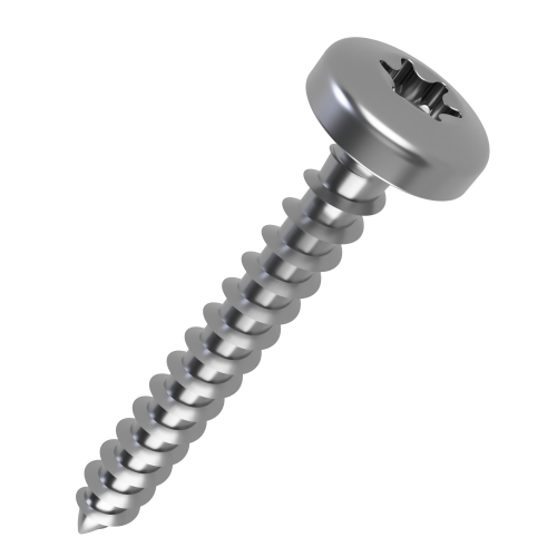 5.0mm x 60mm Torx Pan Head Fully Threaded Chipboard Screw - A2 | Vital Parts