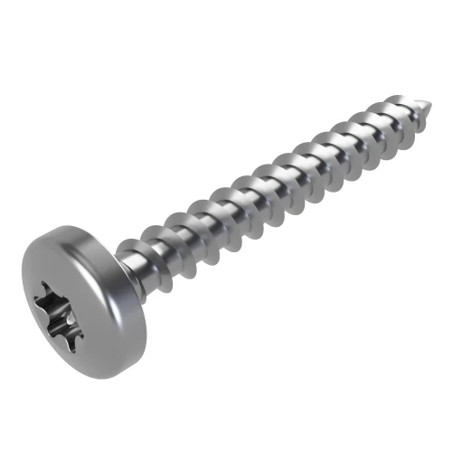 5.0mm x 60mm Torx Pan Head Fully Threaded Chipboard Screw - A2 | Vital Parts