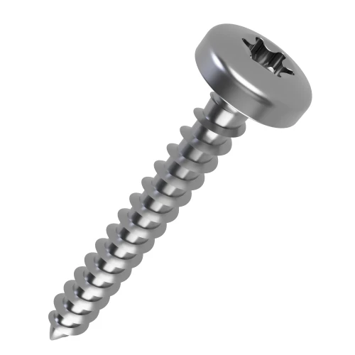 5mm x 100mm Torx Pan Head (Fully Threaded) Chipboard Screw | A2 Stainless Steel