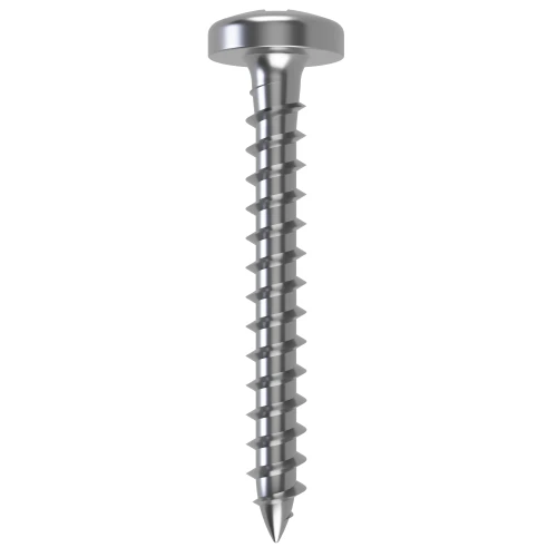 3mm x 35mm Pozi Pan Head (Fully Threaded) Chipboard Screw | A2 Stainless Steel