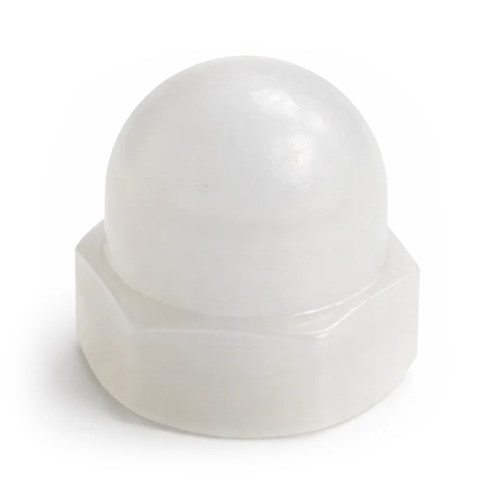 M3 Nylon Dome Nut (DIN 1587) | Natural