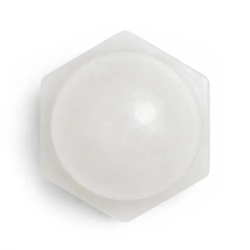 M3 Nylon Dome Nut (DIN 1587) | Natural