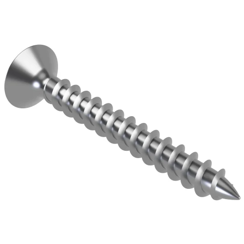 5mm x 100mm Pozi Countersunk (Fully Threaded) Chipboard Screw | Marine Grade A4 Stainless Steel