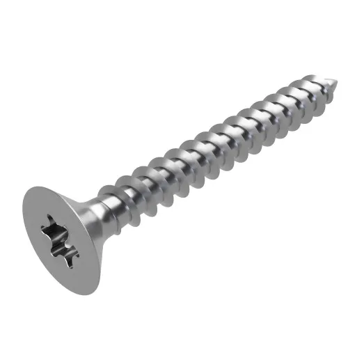 4mm x 16mm Torx Countersunk (Fully Threaded) Chipboard Screw | A2 Stainless Steel