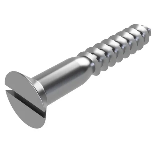 3mm x 30mm Slotted Countersunk Wood Screw (DIN 97) | A2 Stainless Steel