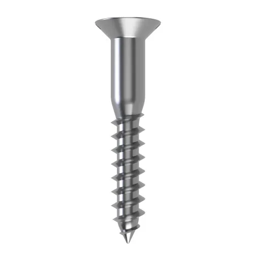 3.5mm x 30mm Slotted Countersunk Wood Screw (DIN 97) | A2 Stainless Steel
