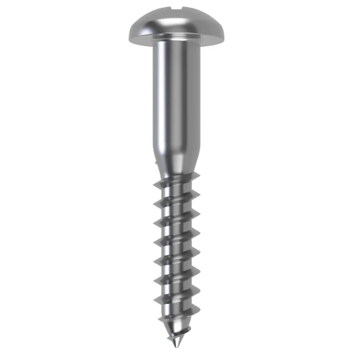 3.5mm x 25mm Pozi Round Head Wood Screw DIN 7996Z - A2 | Vital Parts