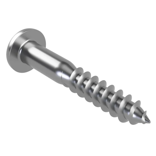 2.5mm x 12mm Slot Round Head Wood Screw DIN 96 - A2 | Vital Parts