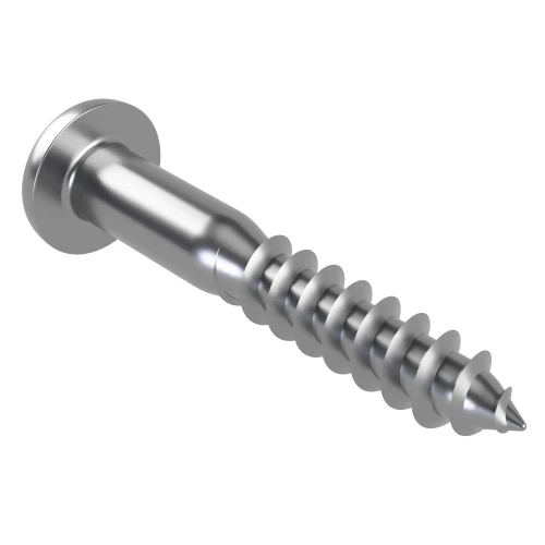 5.5mm x 35mm Slot Round Head Wood Screw DIN 96 - A4 | Vital Parts