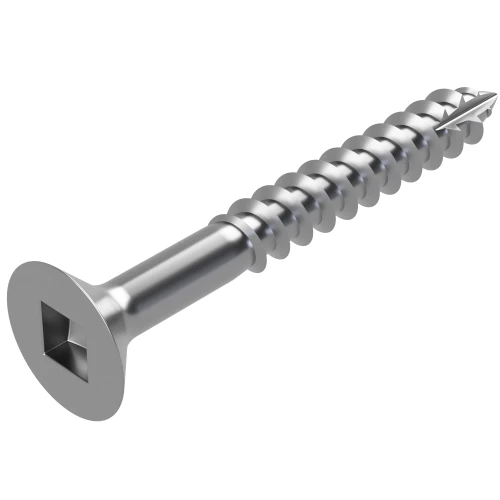 4.2mm x 50mm Square Drive Countersunk Decking Screw | A2 Stainless Steel